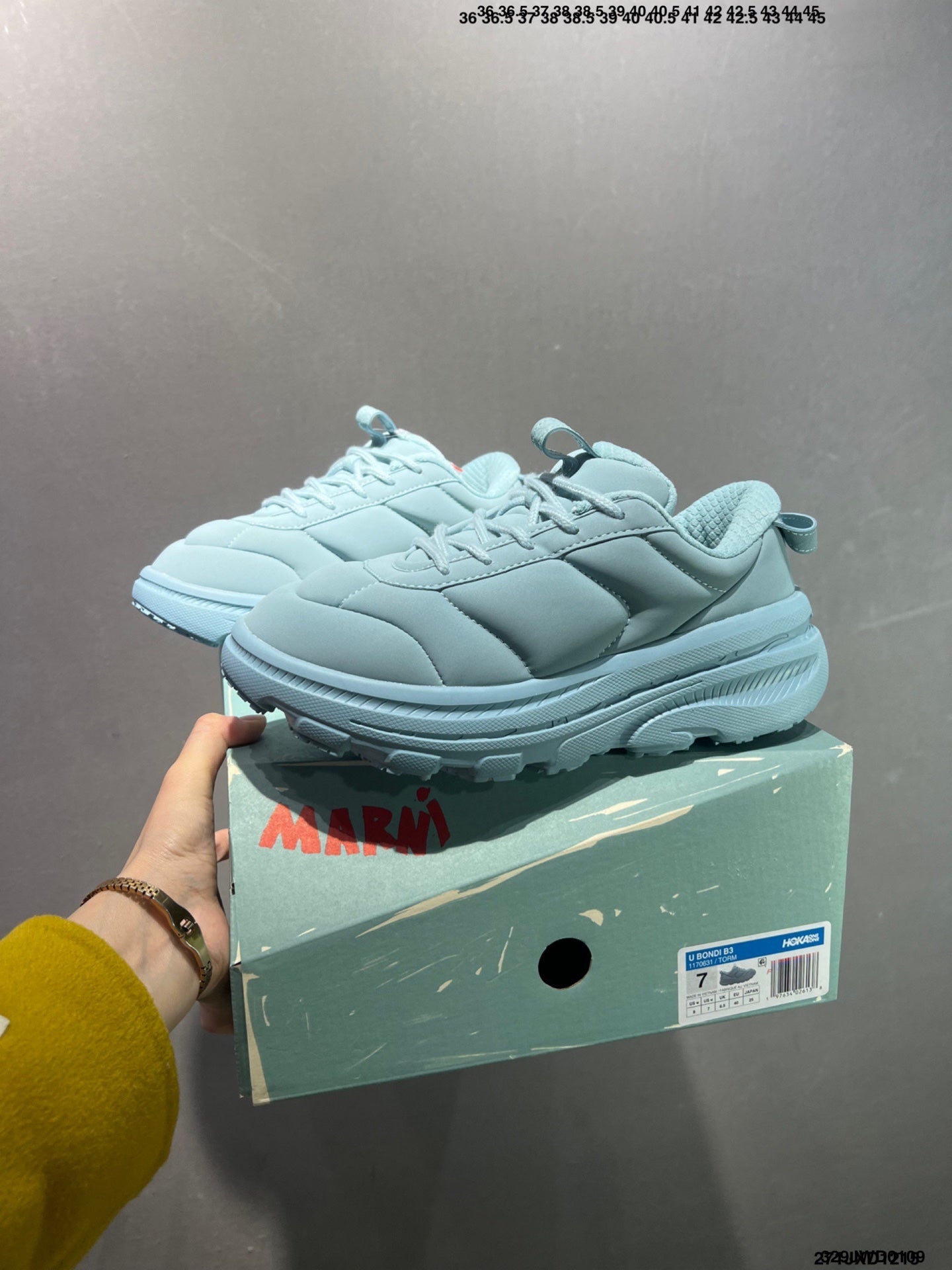 HOKA BONDI B3LS x Marni