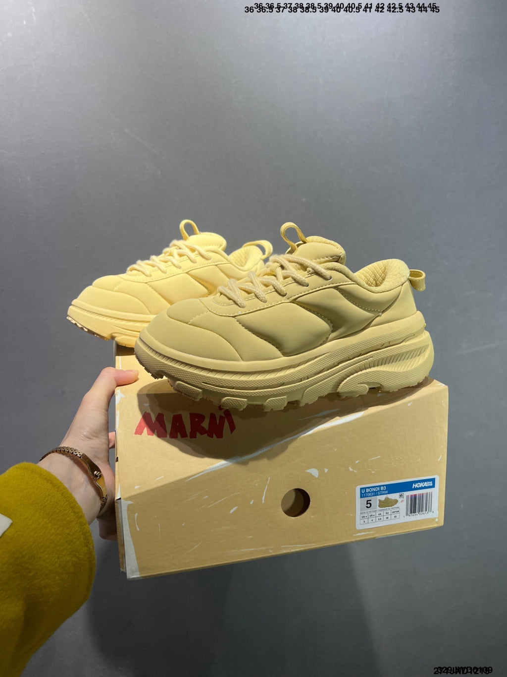 HOKA BONDI B3LS x Marni